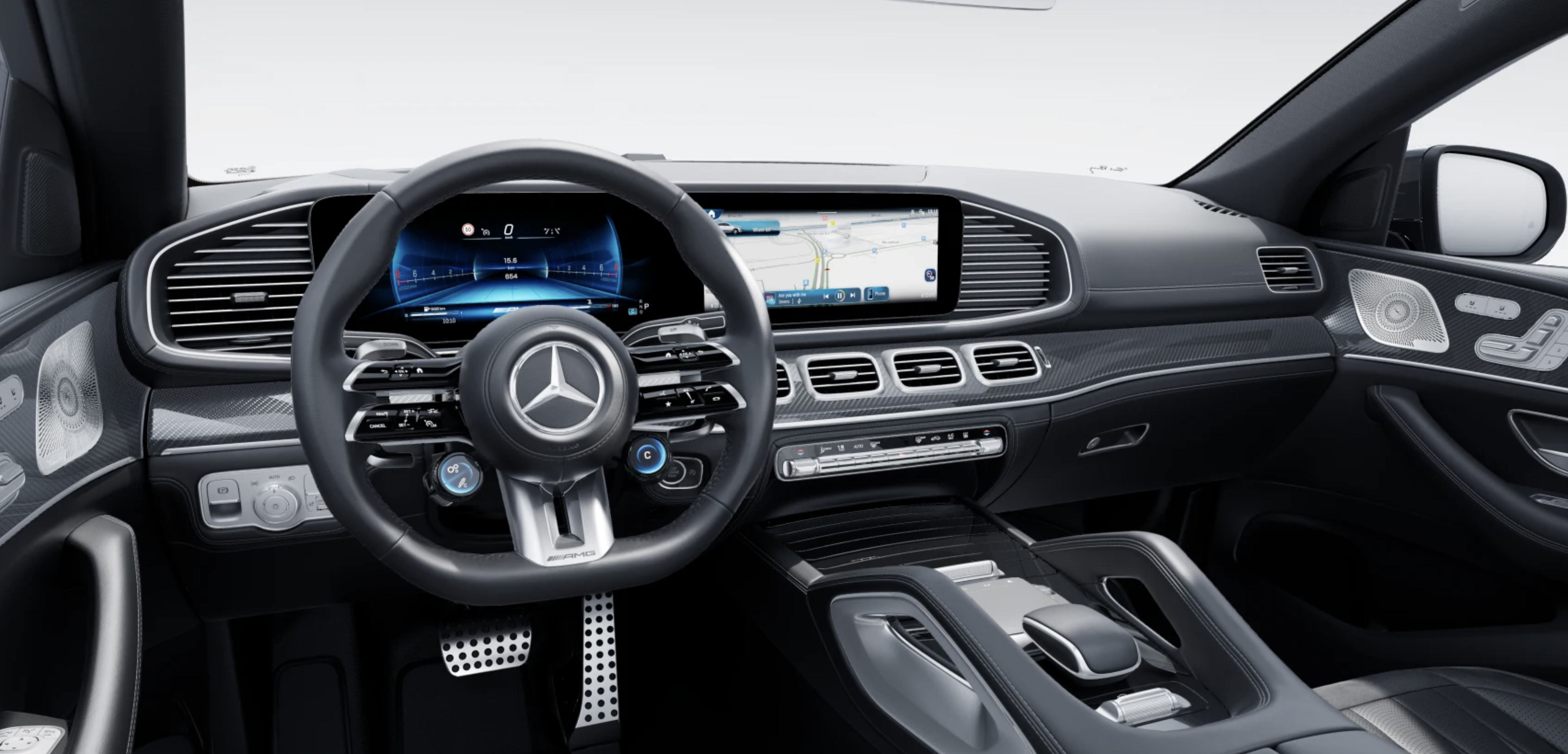 Mercedes GLE COUPE 63 S AMG | nové české auto objednané do výroby | šedé s černou kůží | maximální výbava | FACELIFT | super cena | nákup online | auto eshop AUTOiBUY.com